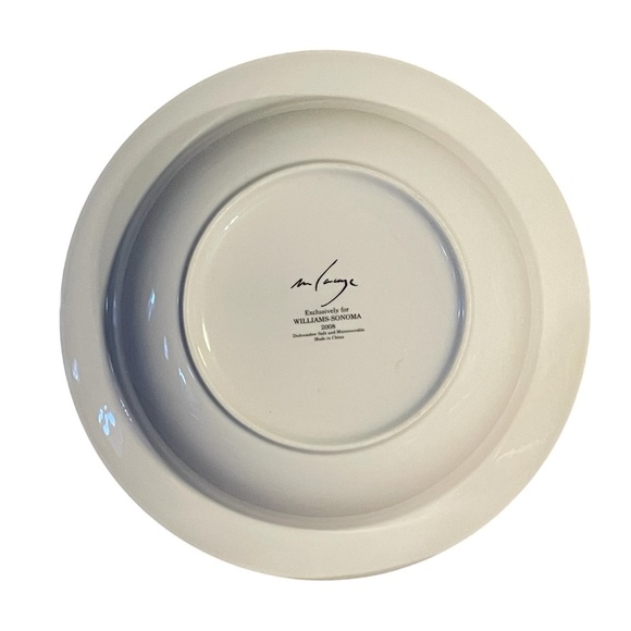 Williams Sonoma La Mer 14" Large Serving Bowl Nautical Fish Decor Retired - Picture 2 of 4